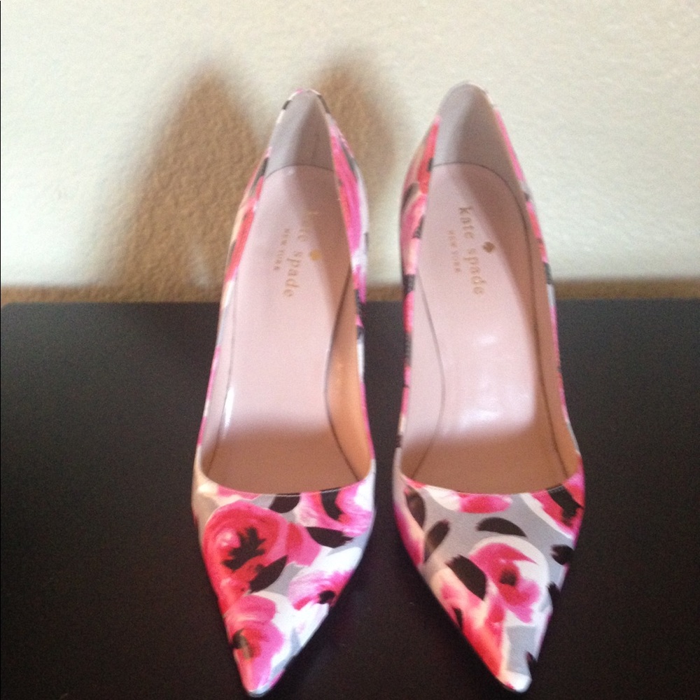 Kate Spade Floral Heels
